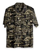 Camisa Hombre Go Rigo Go! X Bohio negro (Chalis)
